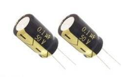 0,1uF 50V Elektrolitik Kondansatör 105C Radial - 1