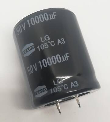 10000UF 50V Snap Kondansatör 105C 35X40 - 1