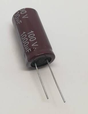  1000uf 100V Elektrolitik Kondansatör105C 18X36 - 1