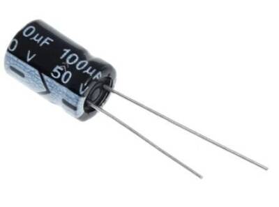  100uF 50V Elektrolitik Kondansatör - 1