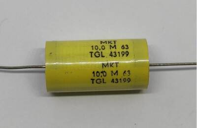 10UF 63V Axial Polyester Kondansatör - 1