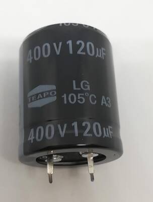 120UF 400V Snap Kondansatör 105C 22X35 - 1