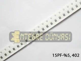 15PF 402 %5 Smd Kondansatör - 1