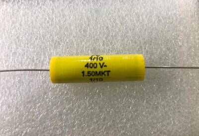 1UF 400V Axial Polyester Kondansatör - 1