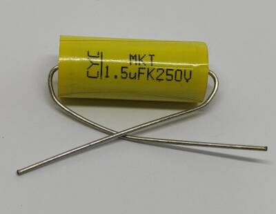 1.5UF 250V Axial Polyester Kondansatör - 1