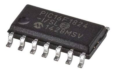 PIC16F1824 I/SL SMD SOIC-14 8-Bit 32 MHz Mikroişlemci - 1