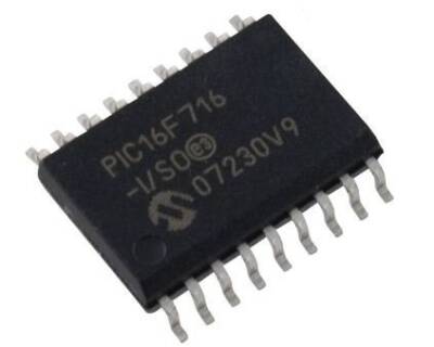 PIC16F716-I/SO - IC-16F716 MCU 8BIT 3.5KB FLASH SOIC18 - 1