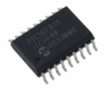 PIC16F819 I/SO SMD SOIC-18 8-Bit 20 MHz Mikroişlemci - 1