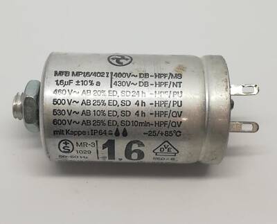 1.6UF 460V Motor Kondansatör AC 30X48 - 1