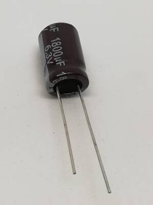 1800uf 6.3V Elektrolitik Kondansatör 105C 12x15 - 1