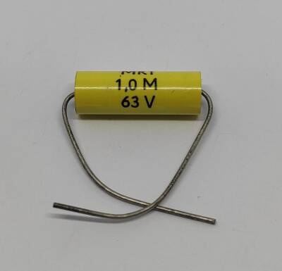 1UF 63V %20 Axial Polyester Kondansatör - 1