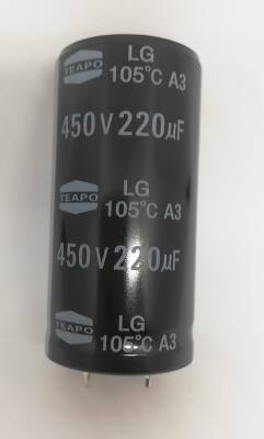 220uf 450V Snap Kondansatör 25x40 - 1