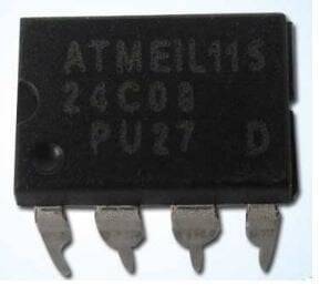 24C08 DIP-8 EEPROM Entegresi - 1