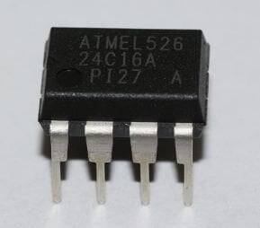 24C16 DIP-8 EEPROM Entegresi - 1