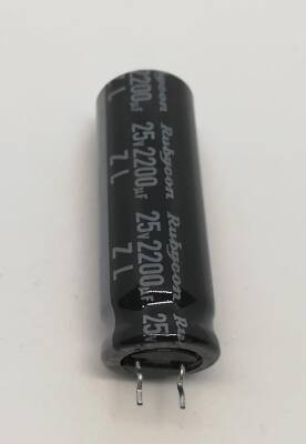  2200UF 25V Elektrolitik Kondansatör 105C 12.5X35 - 1