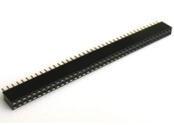 2x40 180 Derece Dişi 2.54mm Pin Header - 1