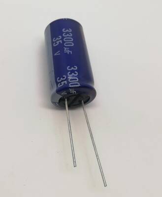 3300uf 35V Elektrolitik Kondansatör105C Radial 16x36 - 1