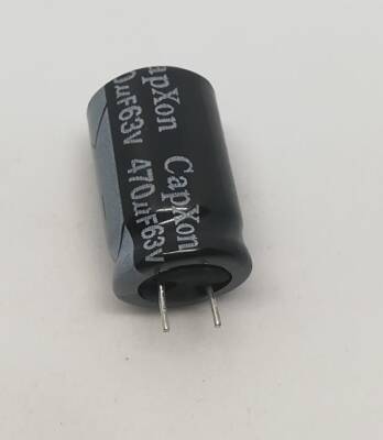 470UF 63V Elektrolitik Kondansatör 105C 13x20 - 1