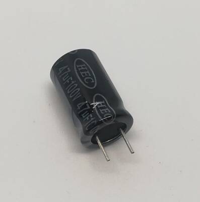  47uF 100V Elektrolitik Kondansatör 105C Radial 10x16 - 1