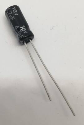 4.7UF 16V Elektrolitik Kondansatör 85C 5X11 RM:2.5mm - 1