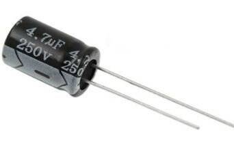 4.7UF 250V Elektrolitik Kondansatör 85C 10X12.5 RM:5mm - 1