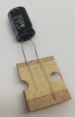 4.7UF 350V Elektrolitik Kondansatör 105C 8X12 RM:5mm - 1