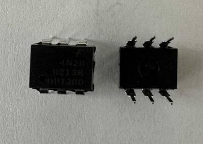 4N28 DIP-6 Transistör Çıkışlı Optokuplör Entegresi - 1