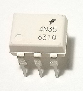 4N35 DIP-6 Transistör Çıkışlı Optokuplör Entegresi - 1