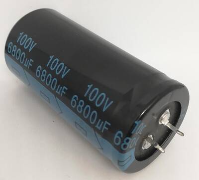 6800uf 100V Snap Kondansatör 105 Derece 35x55 - 1