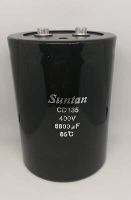 6800UF 400V Vidalı Kondansatör 85C 89X120 SUNTAN - 1