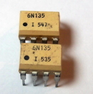 6N135 DIP-8 Transistör Çıkışlı Optokuplör Entegresi - 1