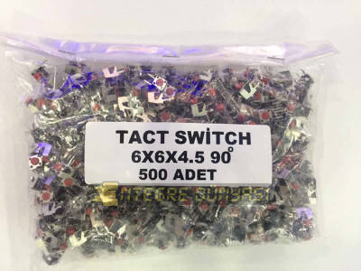 6X6X4.5mm Tact Switch (4 bacak) - 1