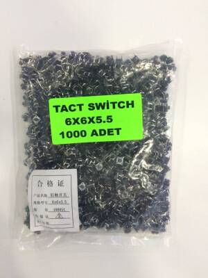 6X6X5.5mm Tact Switch (4 bacak) - 1