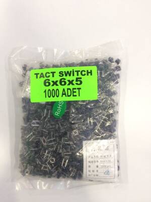 6X6X5mm Tact Switch (4 bacak) - 1