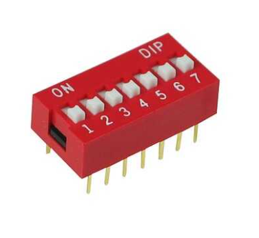 7 Pin Dip Switch - 1