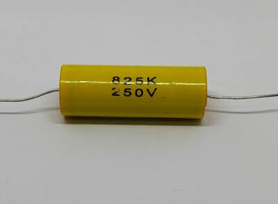 8.2UF 250V %10 Axial Polyester Kondansatör - 1