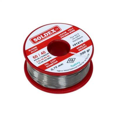 Soldex - 0.75 mm - 200 gr Lehim Teli - 1