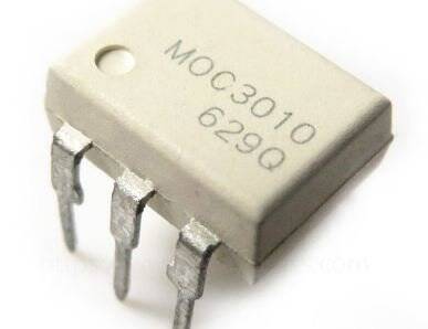 MOC3010 DIP-6 Triac Çıkışlı Optokuplör Entegresi - 1