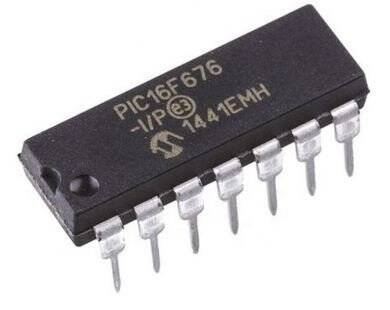 PIC16F676 I/P PDIP-14 8-Bit 20 MHz Mikroişlemci - 1