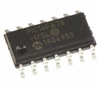 PIC16F676T-I/SL - IC-16F676T MCU 8BIT 1.75KB FLASH 14SOIC - 1